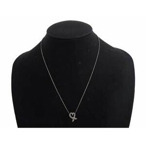 Tiffany Co Loving Heart Necklace Silver Sterling